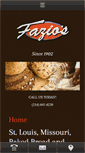 Mobile Screenshot of faziosbakery.com